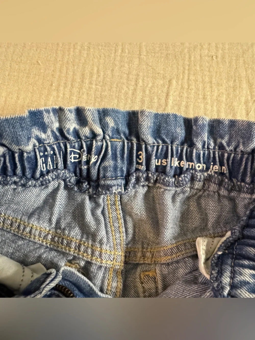 Baby GAP x Disney Minnie Mouse Embroidered Just Like Mom Jeans